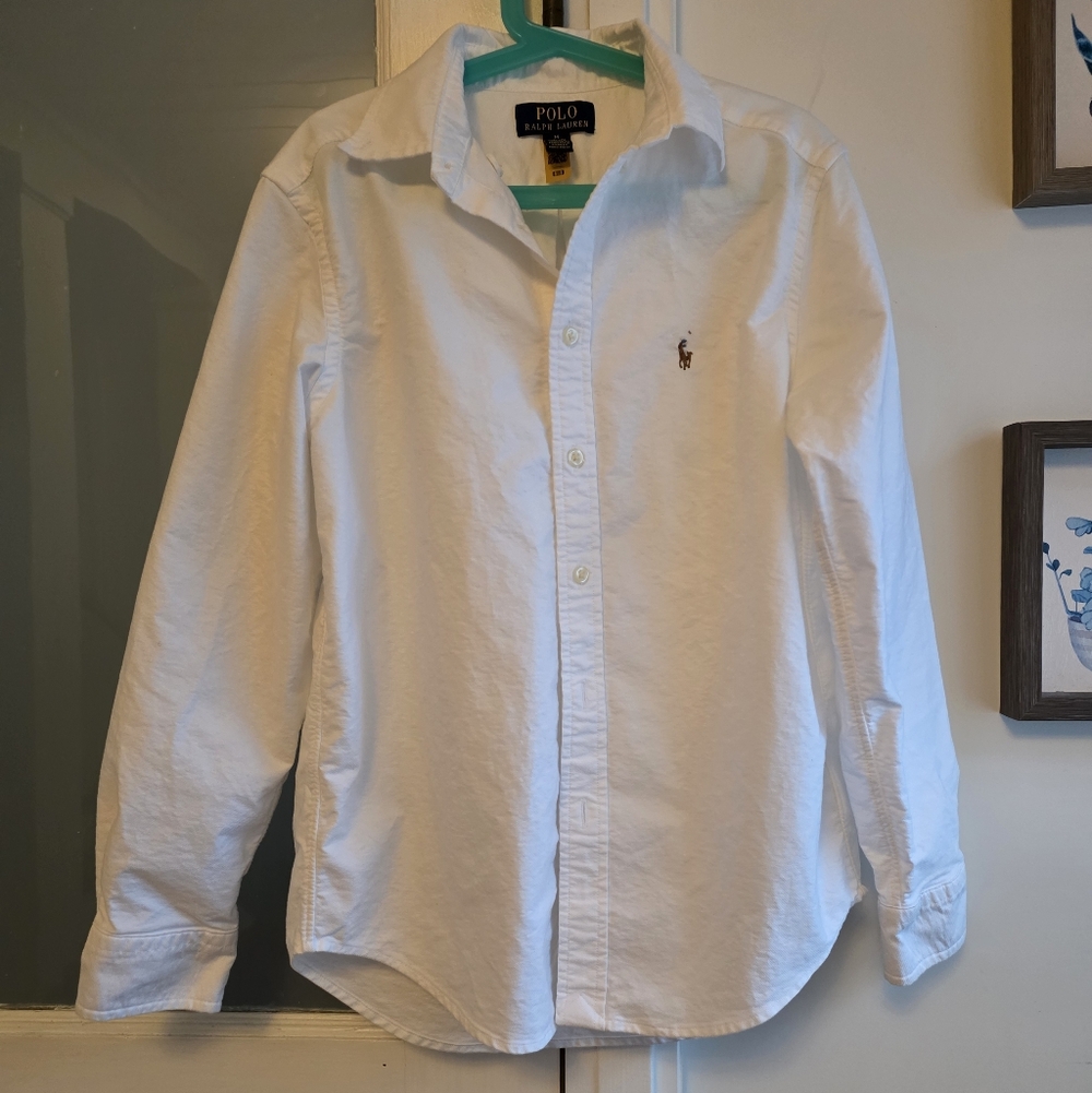 Polo by Ralph Lauren White Boy's Shirt